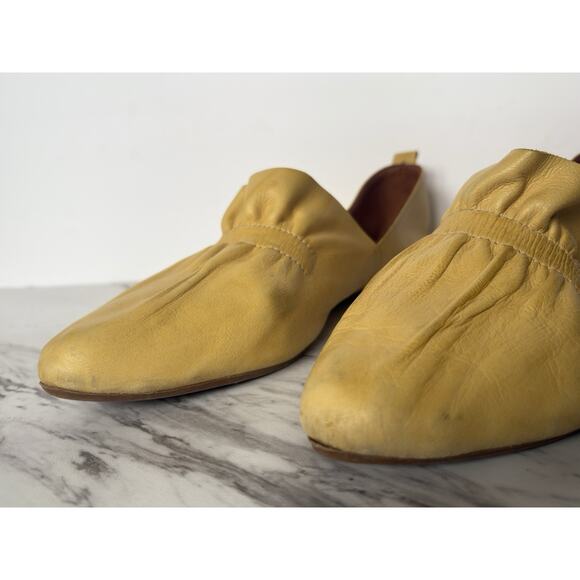 Sheridan Mia Darby Flat Yellow EU 42 / US 11 Buttery Soft Leather, D’Orsay Chic - Picture 3 of 12